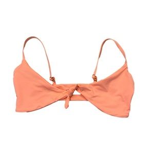 L*Space flashback bikini top orange D cup